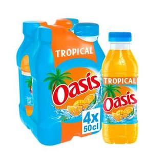 Oasis Boisson aux fruits tropical, 4x50cl