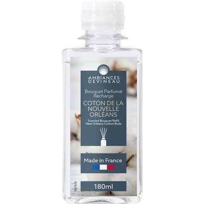 Ambiances Devineau Recharge bouquet Coton de la Nouvelle Orléans, 180ml