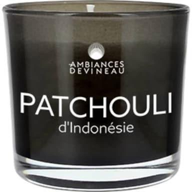 Ambiances Devineau Bougie parfumée verre Patchouli d'Indonésie, 20 h
