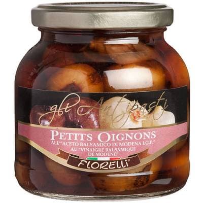Florelli Petits oignons au vinaigre balsamique de Modène, 180g