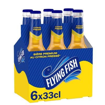 Flying Fish Bière aromatisée citron 5,9°, 6x33cl