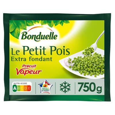 Bonduelle Petits pois extra fondants précuit vapeur, 750g