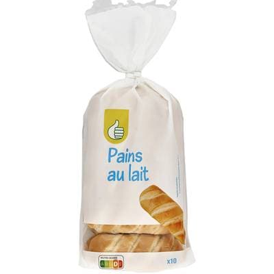 Pouce Pains au Lait, 10 pains - 350g
