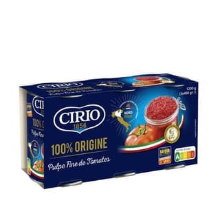 Cirio Pulpe fine de Tomates - Polpa fine, 3x400g