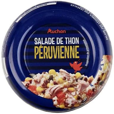 Auchan Salade de Thon Péruvienne, 250g