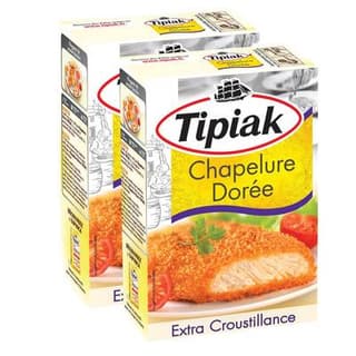 Tipiak Chapelure dorée, Lot de 2x250g