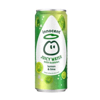 innocent Juicy Water Pétillante Citron - Citron Vert, 33cl