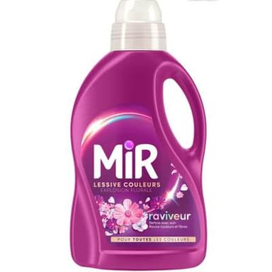 Mir Lessive liquide couleurs explosion floral 27 lavages, 1,37L