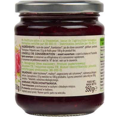 3596710553945 - Auchan Bio - Confiture extra framboise bio
