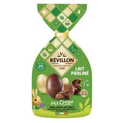 Revillon Assortiment Mix Chasse au Chocolat au Lait Praliné, 280g