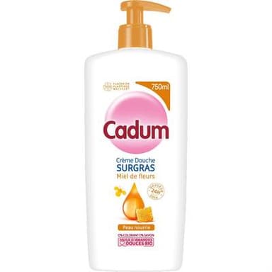 Cadum Crème douche Surgras Miel , 750ml