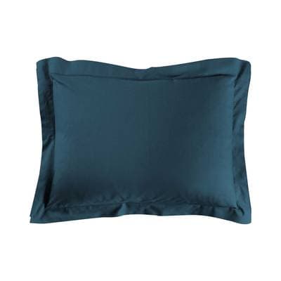 Douceur D Interieur Taie oreiller bleu bourdon, 50 x 70  cm