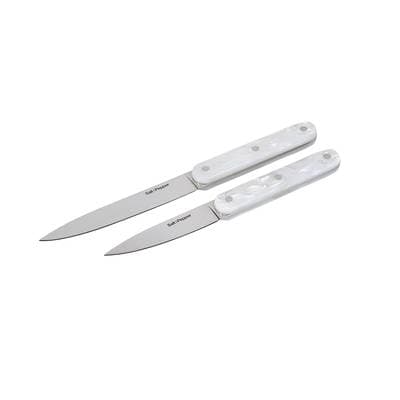 Collection Chop Set de couteaux 2 pièces aspect nacré blanc Chop, 2 pièces