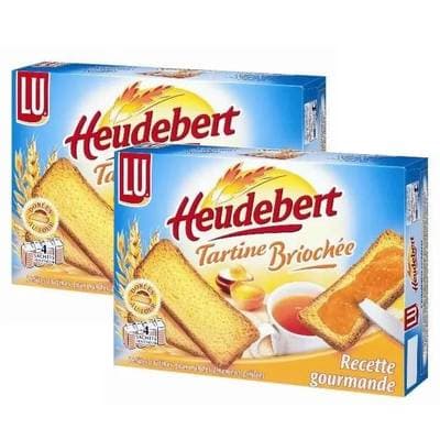 Heudebert Tartines briochées recette gourmande, 2x320g