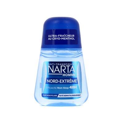 Narta Homme Déodorant Bille Fraîcheur Polaire Efficacité 48h, 50ml