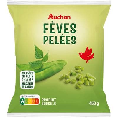 Auchan Fèves pelées, 450g
