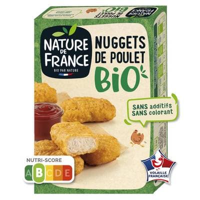 Nature De France Nuggets de Poulet Bio, 200g