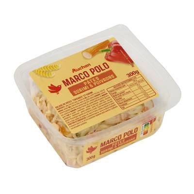 Auchan Salade Marco Polo, Pâtes torsade et surimi, 300g
