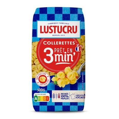 Lustucru Pâtes Collerettes Cuisson Rapide, 500g