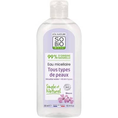 SO'BIO ETIC Eau Micellaire tous types de peaux, 100ml