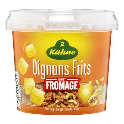 Kühne Oignons Frits goût Fromage, 100g