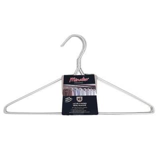 Ménatex 6 cintres métal plastifié, 6 cintres