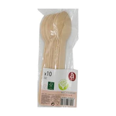 ACTUEL Cuilleres en bois, 10 cuillères