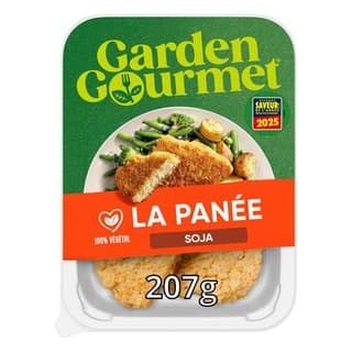 Garden Gourmet Pané Végétal Soja, 2 pièces - 207g