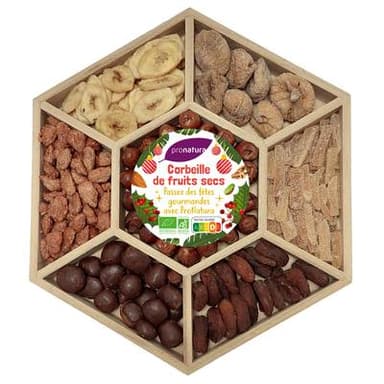 Pronatura Corbeille de fruits secs bio Noel, 900g