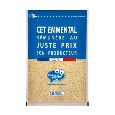C'est qui le Patron Emmental râpé, 200g