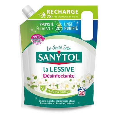 Sanytol Lessive désinfectante fraicheur florale recharge, 1,5L