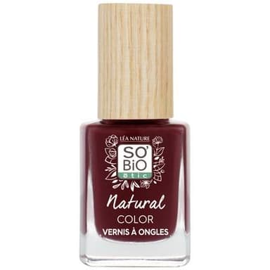 SO'BIO ETIC Vernis à ongles, Natural Color, 15 Séduisant rouge