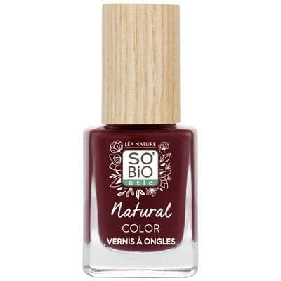 SO'BIO ETIC Vernis à ongles, Natural Color, 15 Séduisant rouge