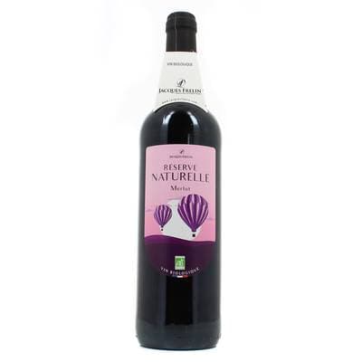 Vin de pays d'Oc rouge IGP Merlot - Cabernet Bio, 75cl