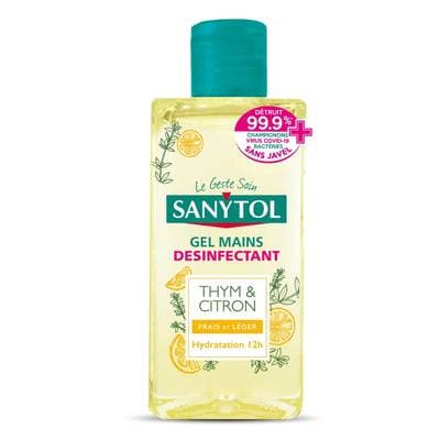 Sanytol Gel désinfectant thym & citron, 75ml