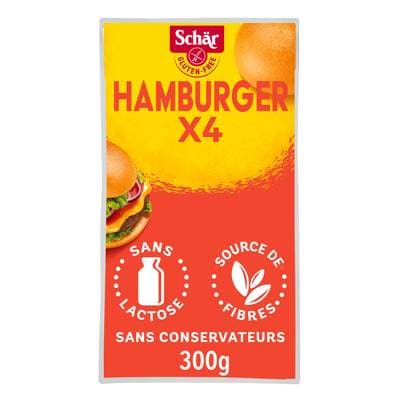Schär Pain Hamburger sans Gluten, 4x75g