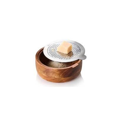 4037571392346 - Adhoc - Râpe grain fin avec réservoir en acacia 