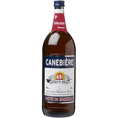 Canebière Pastis de Marseille 45°, 1,5L