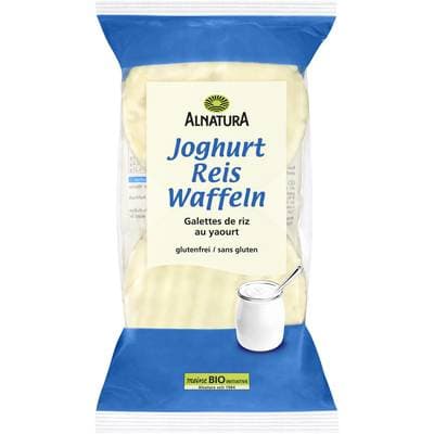 Alnatura Galettes de riz bio nappage cacao et yaourt bio, 100g