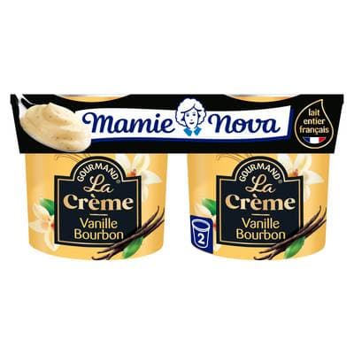 Mamie Nova Gourmand Saveur Vanille Bourbon, 2x150g