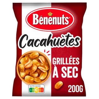 Benenuts Cacahuètes grillées à sec, 200g