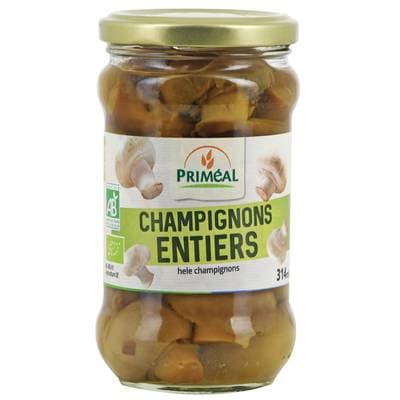 Priméal Champignons entiers bio, 314ML