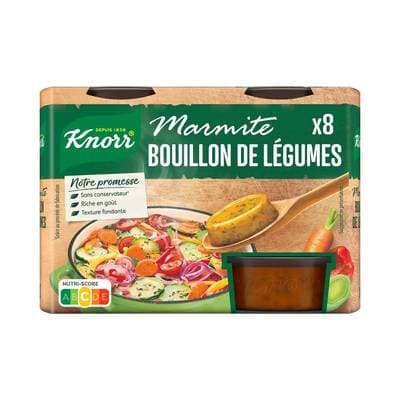 Knorr Marmite de bouillon légumes, 8x28g