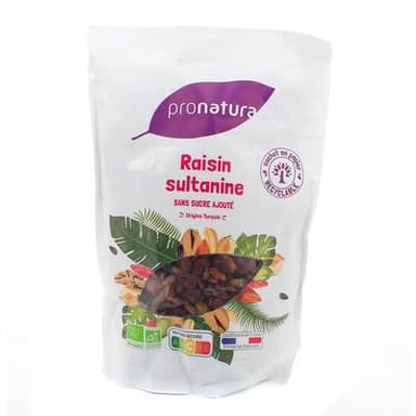 Pronatura Raisin Sultanine bio, Turquie, 1Kg
