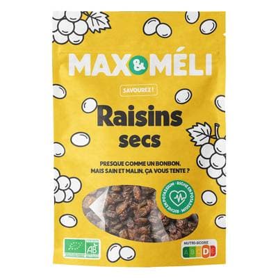 Max et Méli Raisin Sultanine bio, Turquie, 1Kg