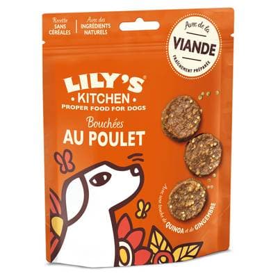 Lily's Kitchen Friandises Bouchées au poulet Sans céréales pour Chien, 70g