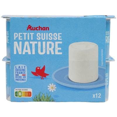 Auchan Petit-suisse 9.2%mg, 12x60g