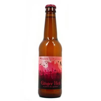Brasserie La Magicienne Bière Ginger Hell 5.1 °, 33cl