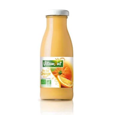 Vitamont Mini Pur jus d'orange Bio, 25cl