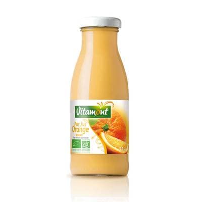 Vitamont Mini Pur jus d'orange Bio, 25cl